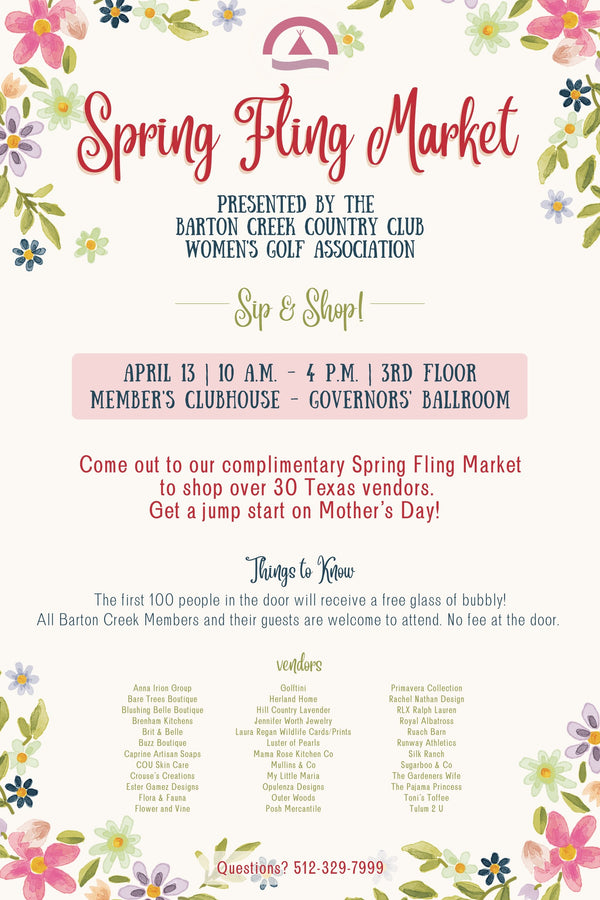 Barton Creek Country Club Spring Fling Mini-Market