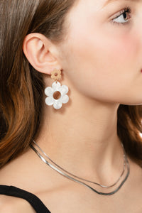 Dive In Flower Dangle Earrings - Shop Hey Girl 