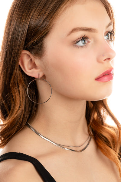 Asheville 14 Karat Gold Dipped Hoop Earrings - Shop Hey Girl 
