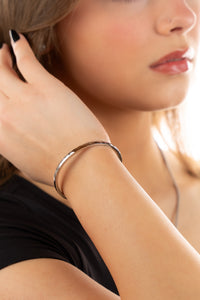 Minimalist Glossy Cuff Bracelet - Shop Hey Girl 