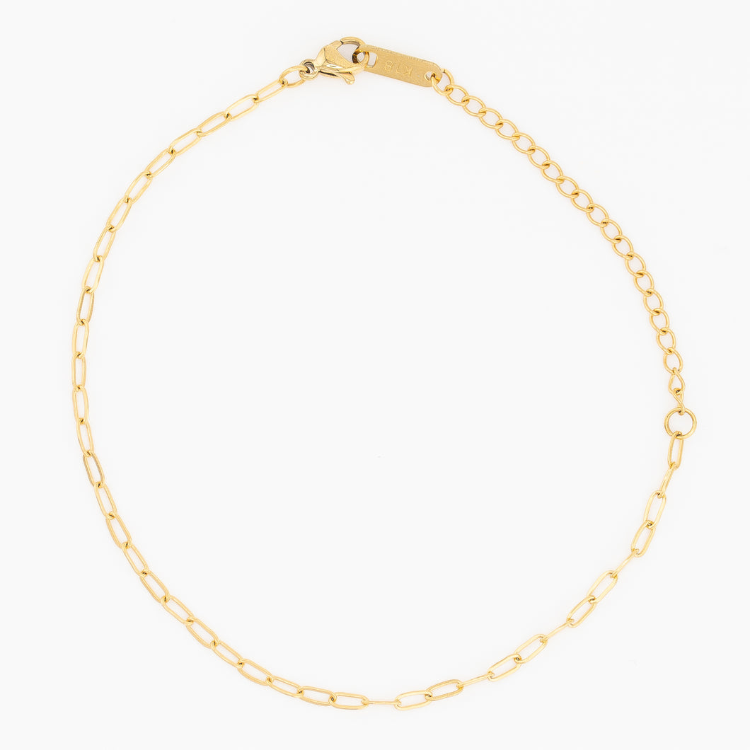 Minimalist Dainty Paperclip Bracelet - Shop Hey Girl 