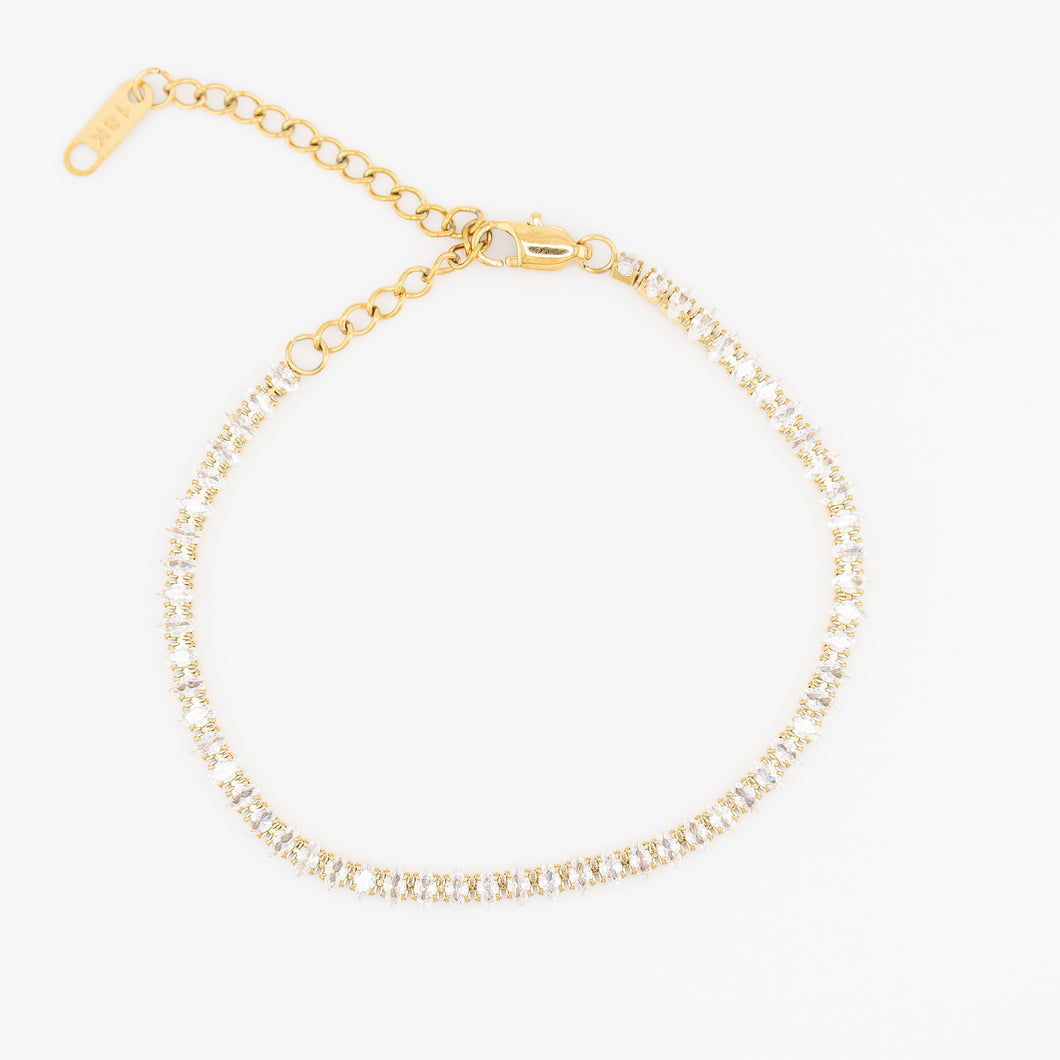 Ease Of Elegance Tennis Bracelet - Shop Hey Girl 