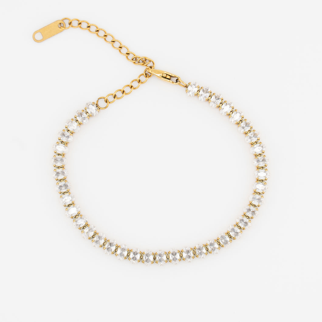 Show Stopper Minimalist Tennis Bracelet - Shop Hey Girl 