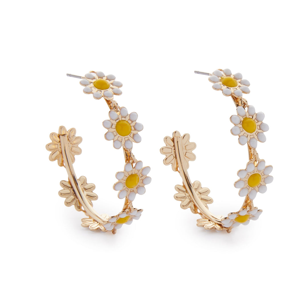 Bouquet Hoop Earrings - Shop Hey Girl